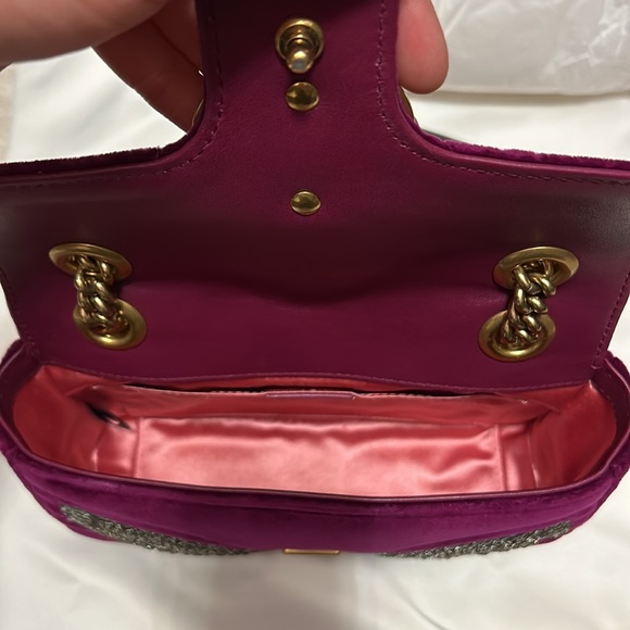 GUCCI MARMONT limited edition in velvet & silk lining - Picture 8 of 12